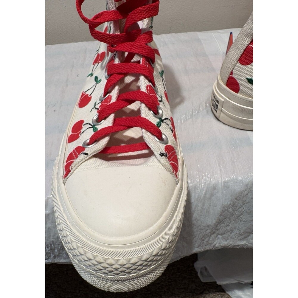 Converse Chuck Taylor All Star Lift Hi Platform Cherries Womens Sz 8.5 Mens 6.5 - Picture 6 of 14